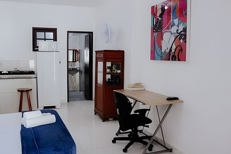 Kitnet equipada com garagem e Wi-Fi em Niterói – Piratininga